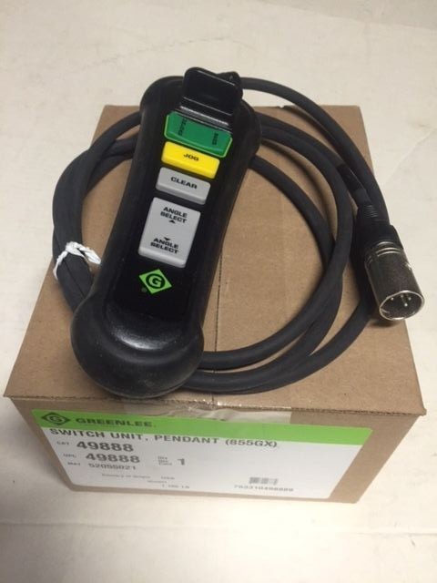 GREENLEE 854DX 854 DIGITAL REMOTE PENDANT LOAD UNLOAD SWITCH CONDUIT PIPE BENDER