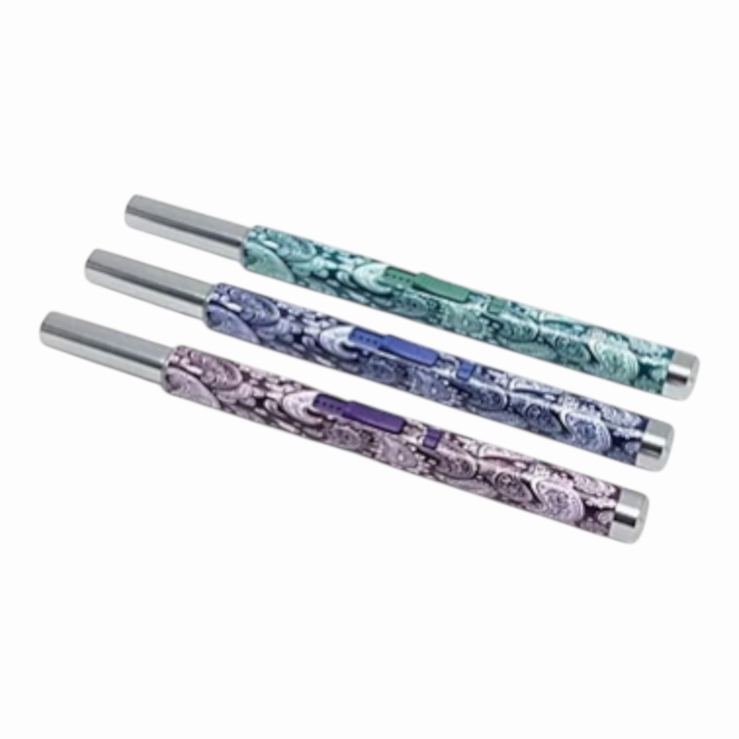 3 X Halo Plasma Rechargeable Lighters W 3 USB Cables ( Random Colors & Designs)