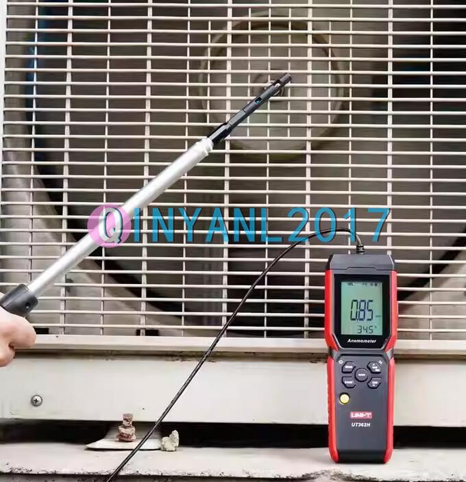 UNI-T UT362H Hot Wire Anemometer Sensor Wind Velocity/Volume/Temperature Tester