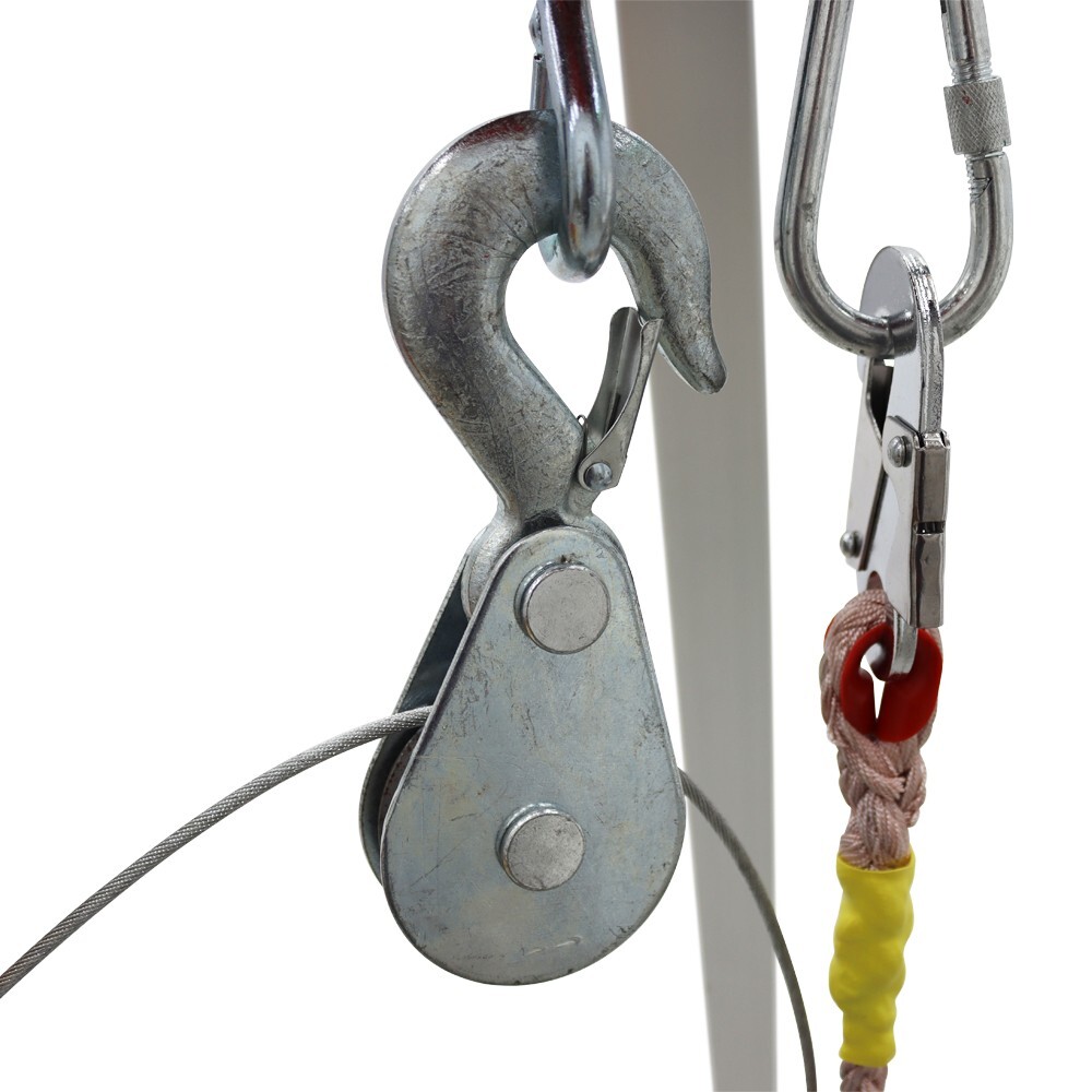 TECHTONGDA Confined Space Tripod Kit Emergency Rescue Aluminum Alloy Tripod