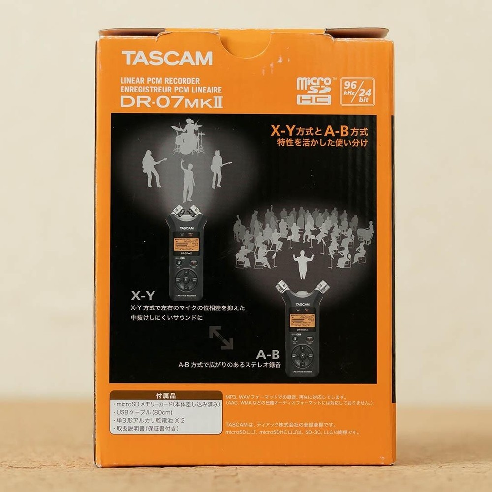 TASCAM DR-07 MKII Linear PCM Recorder