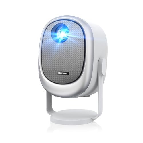 Projector with WiFi and Bluetooth,【360° Rotatable & Auto Keystone】, H1 Mini