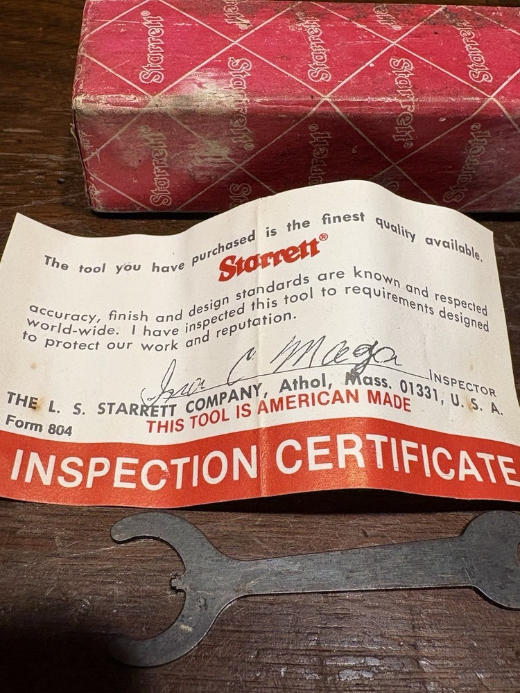 Starrett Inside Micrometer - 824A - 3" to 4"