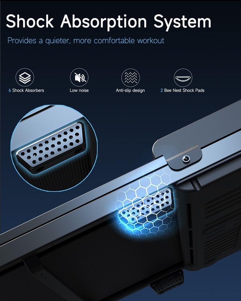Compact Walking Pad Treadmill with Remote - Adjustable Speed & Portable Design