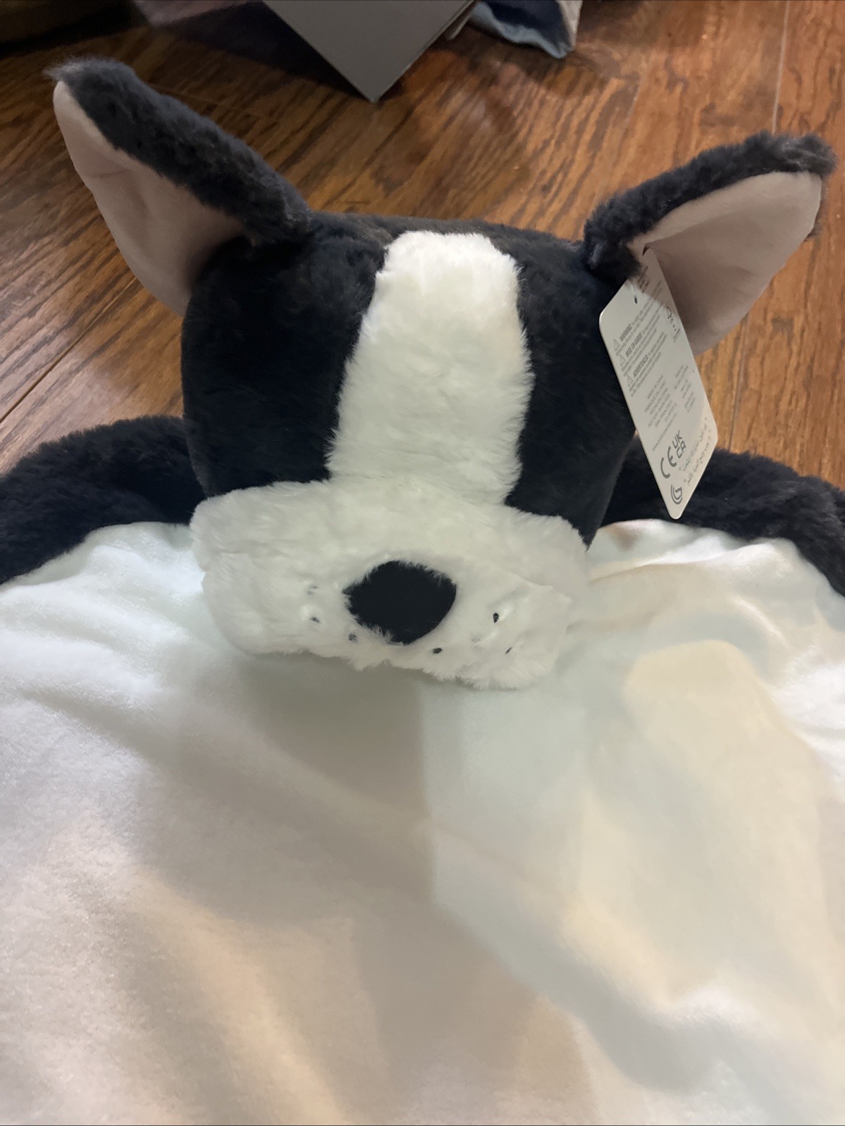 Pottery Barn Kids Baby Play Mat 27" Bulldog Puppy, Soft Lovey Tummy Time NWT