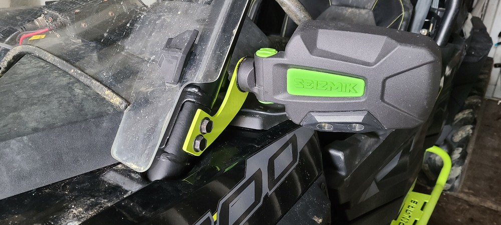 POLARIS RZR WINDSHIELD PILLAR MIRROR BRACKET