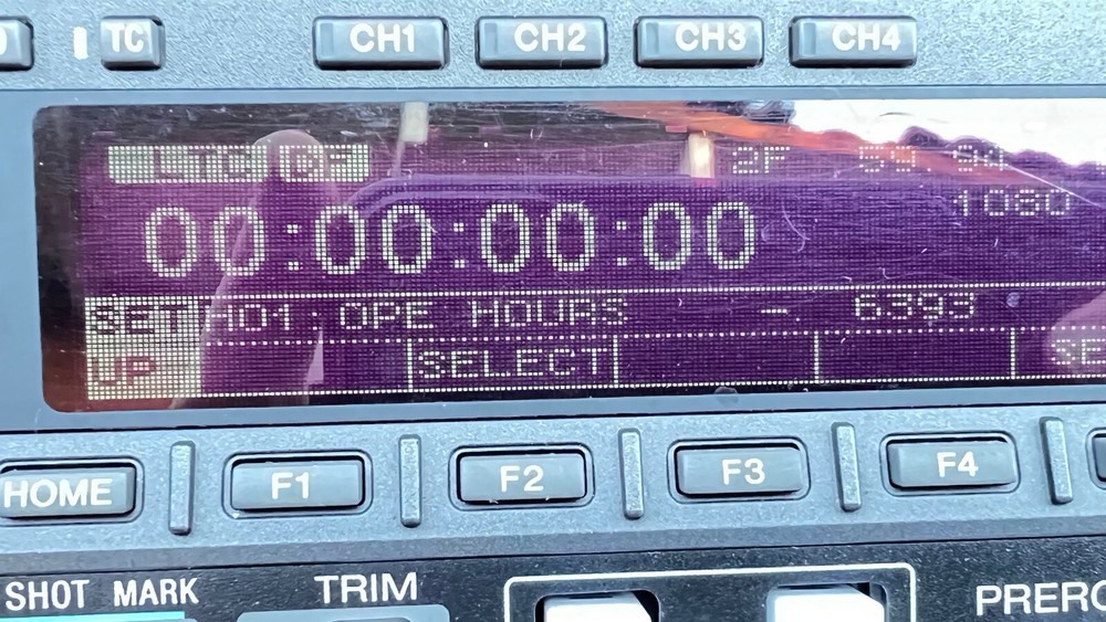 SONY HDW-2000 HDCAM EDITOR Fully serviced! 1890 Drum Hours