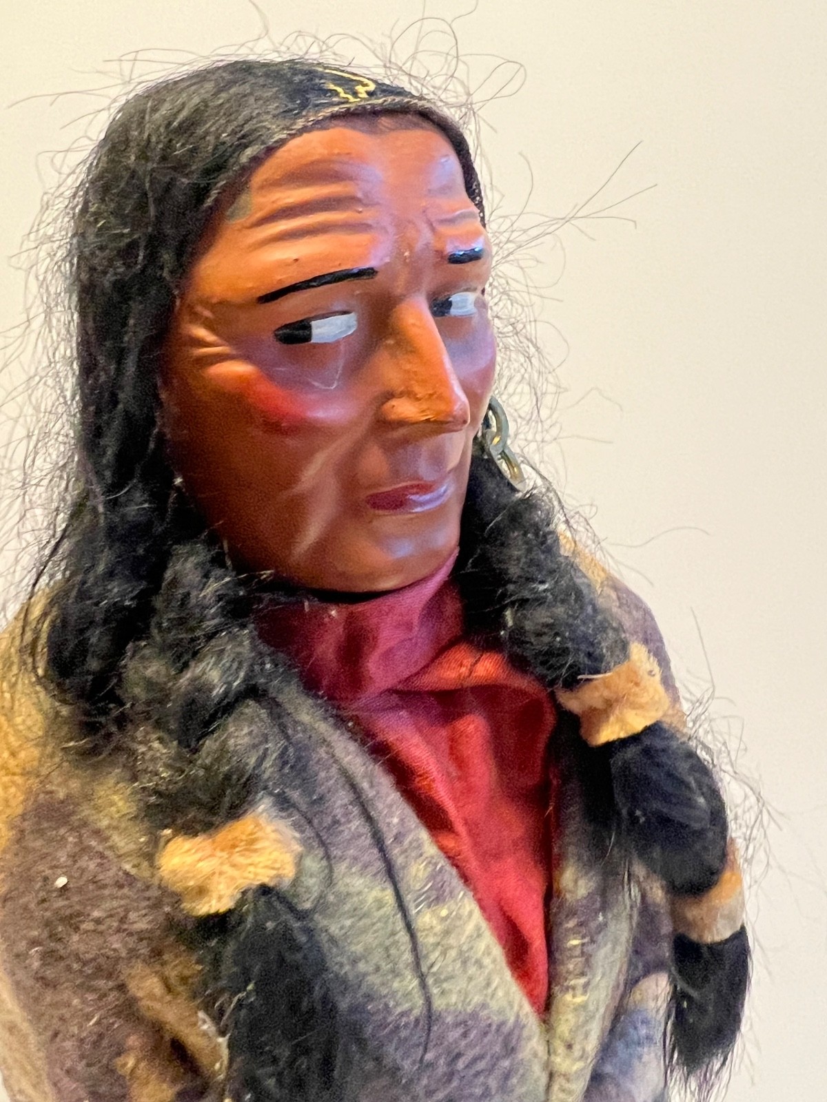Antique Original Native American Skookum Doll ("Bully Good" Doll) Early 1900's