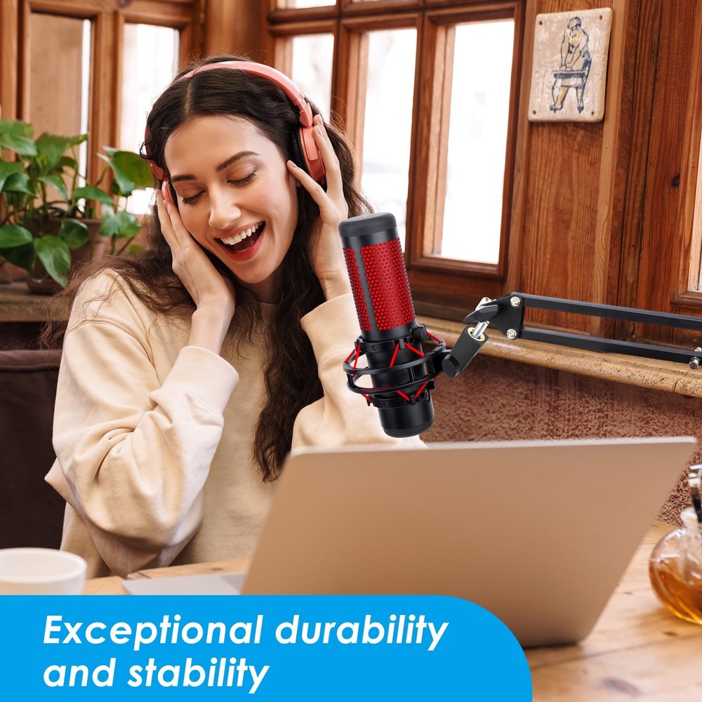 Quadcast Mount Adapter for HyperX Microphone, Adapter for Boom Arm