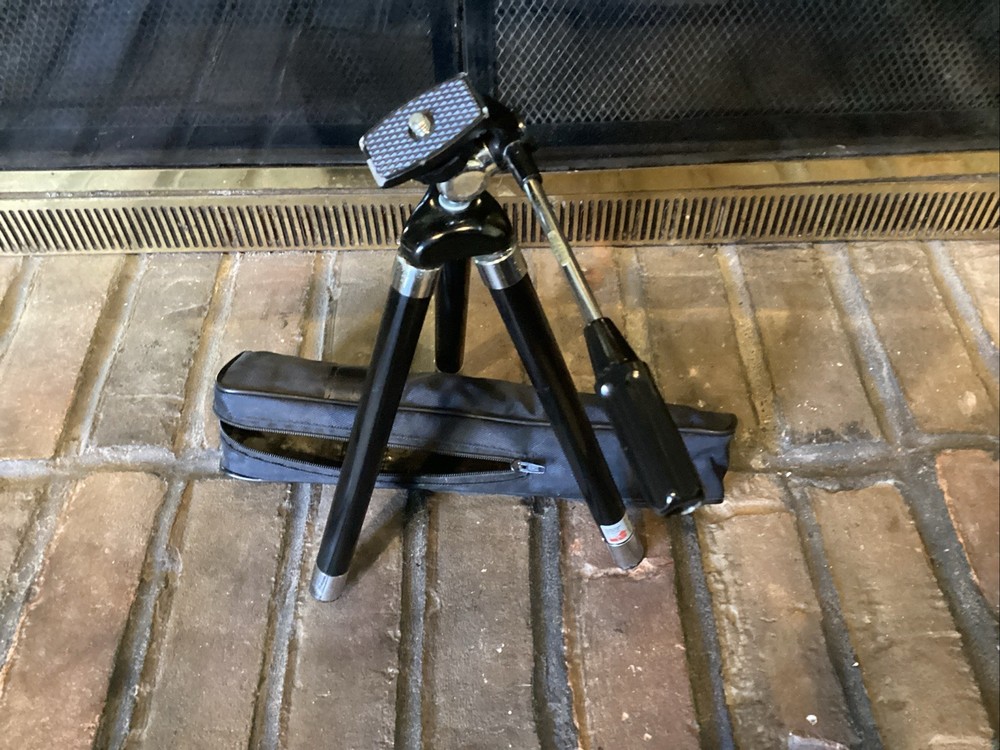 VTG SEARS Camera Compact Table Top Tripod with Case