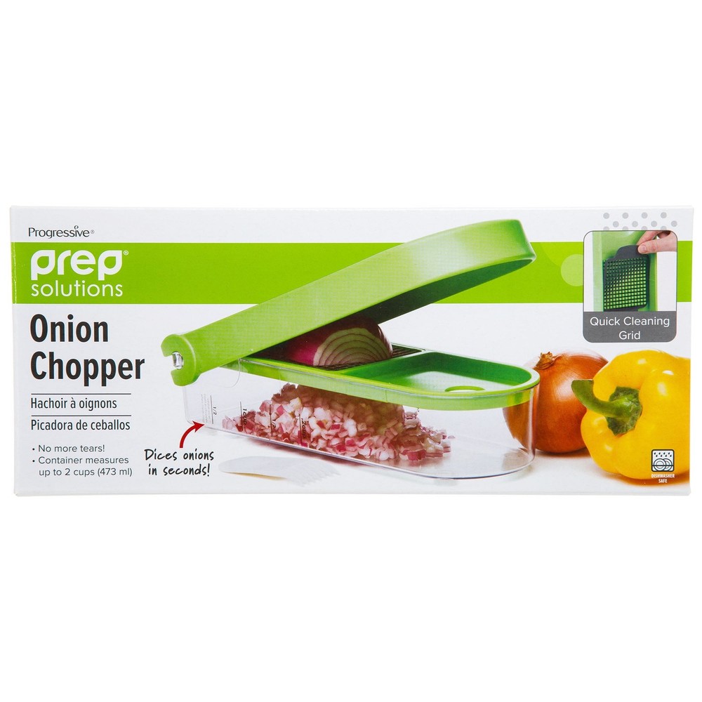 PrepSolutions Onion Chopper and Dicer - Vegetable Cutter with 2 Cup Container