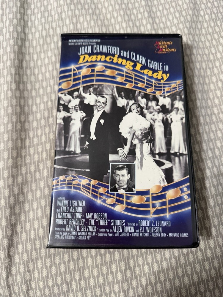 Dancing Lady (VHS, 1991) Rare Clamshell