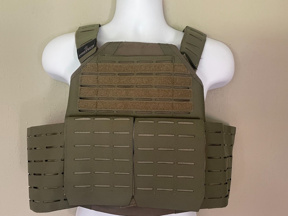 PROTECH  Scalable Plate Rack System SHIFT 360 X-Large Ranger Green Webless Molle