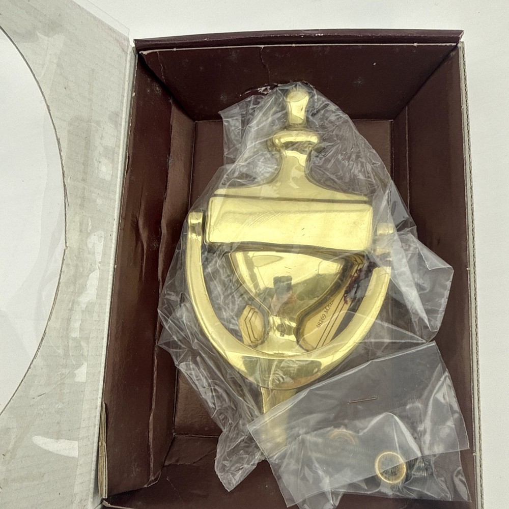 Solid Brass Spanish Door Knocker New Open Box