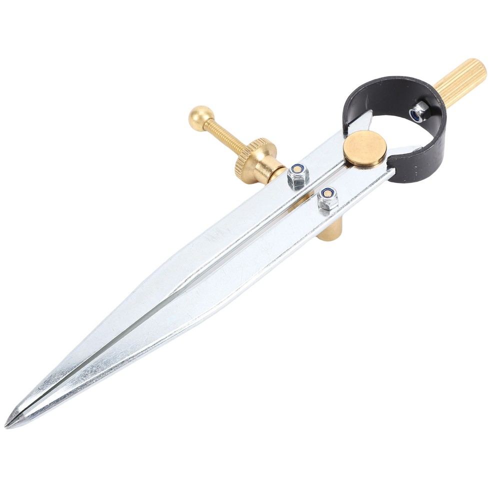 Spring Wing Divider Caliper Lockable 5in Steel Leather Compass Creaser Drafting