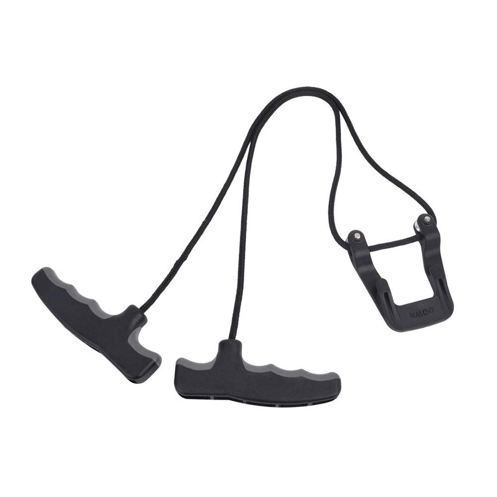 Compound Bow Crossbow Rope Cocking Device Pull Aid 4-Finger Silicone Wrapped Ha