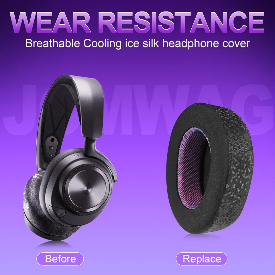 Magic Ice Gel Replacement Earpads for SteelSeries ARCTIS NOVA PRO (Wireless)