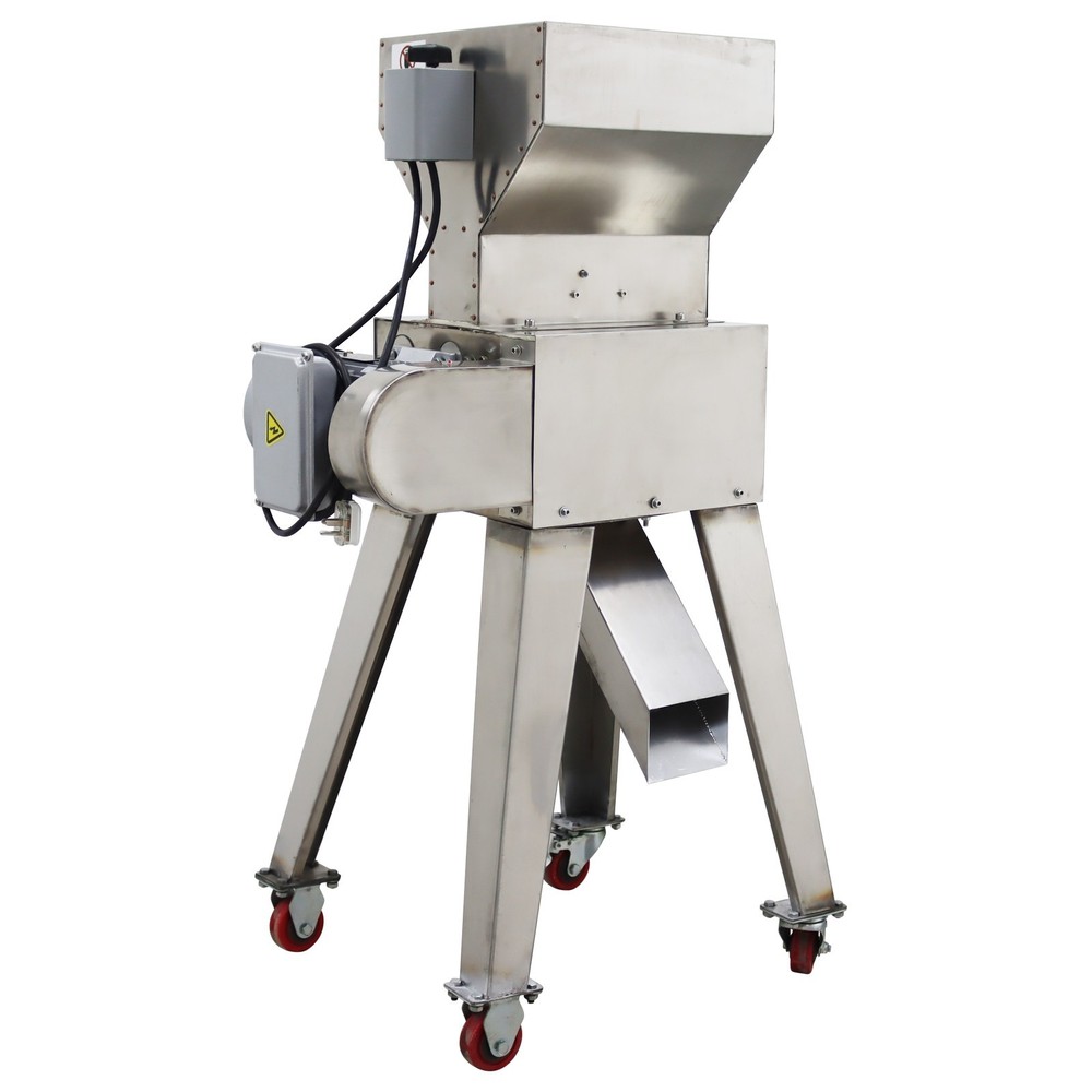 Stainless Steel Multi-functional Roller Crusher Malt Crushing Machine 110V 1HP