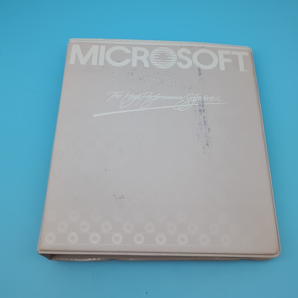 Microsoft GW-BASIC User's Guide and User's Reference Manual in Binder 1986