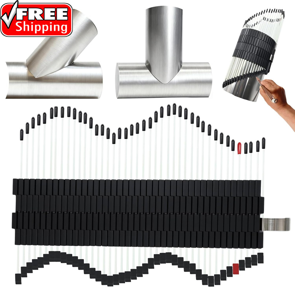 Multi Surface Pipe Profiling Tool, Pipe Cutting Template Multi Functional Shape