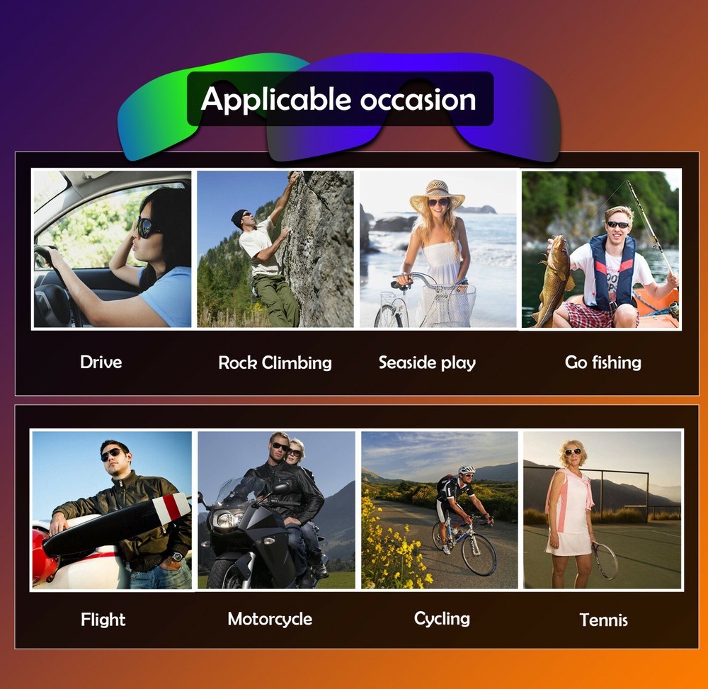 Polarized Anti-Scratch Replacement Lenses for-Oakley Style Switch Multi Choices