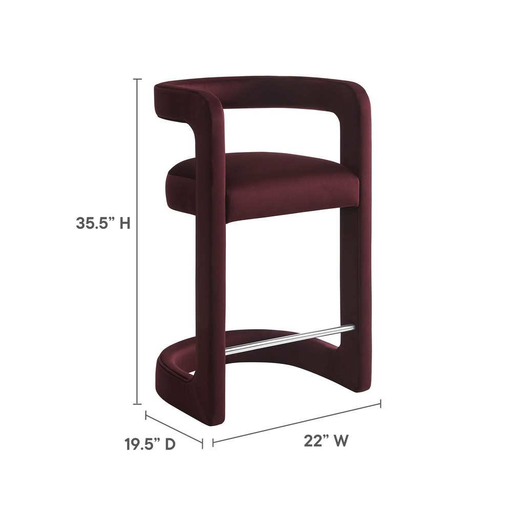 Winslow Counter Stool in Mulberry