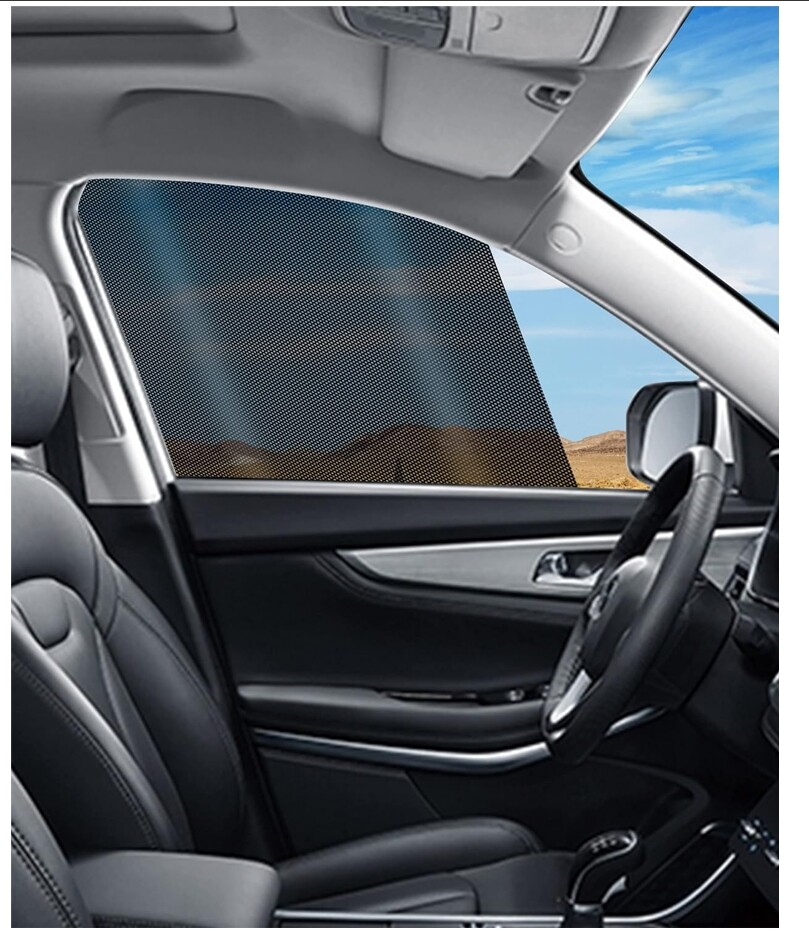 4 X Side Window Sunshade Static Cling Films Stickers Sun Shade Privacy Protector