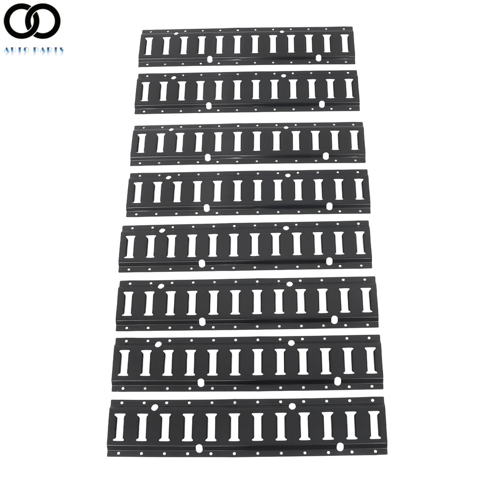 8 Piece 2' E Track Tie-Down Trailer Kit Fits Universal High Quality Horizontal