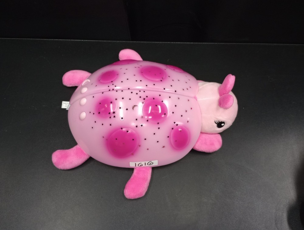 Cloud B Classic Twilight Pink Ladybug Multicolored Nightlight Works