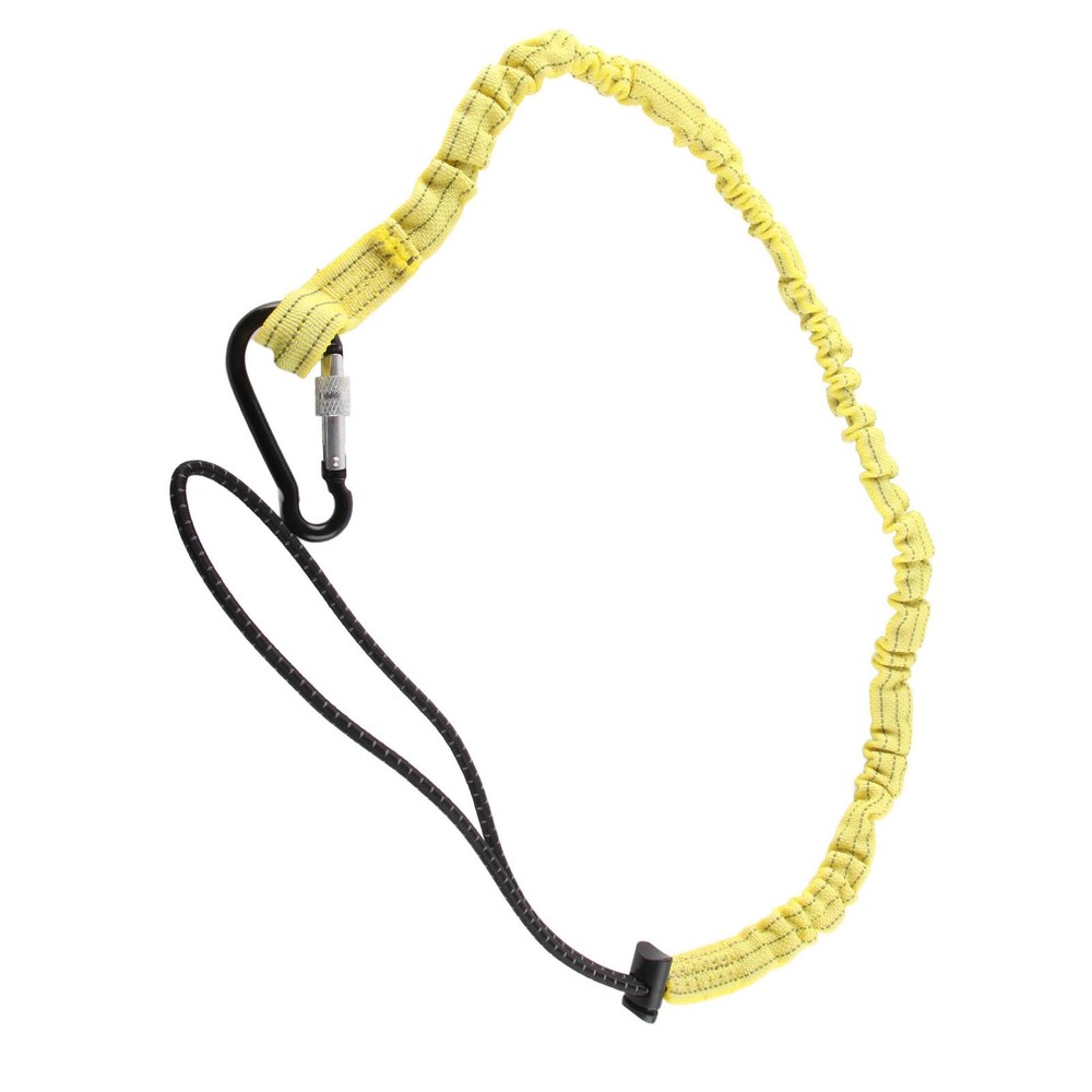 Yellow Tool Safety Tether Nylon Tool Lanyard Climbing Rope For Construction