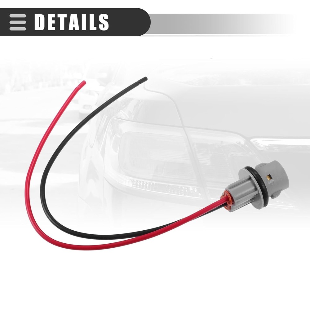 Side Marker Lamp Light Bulb Socket Wire Harness, for C250 2012-2015, ABS, No.