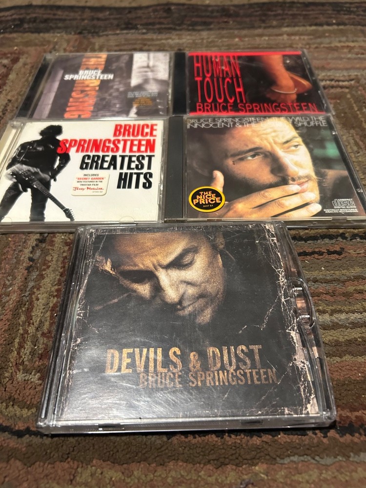 BRUCE SPRINGSTEEN: 5 CDS ROCK PRE-OWNED