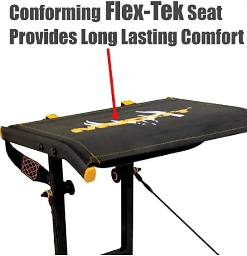 Muddy The Viking Lightweight Silent Hang-On Treestand/Flex-tek Seat Deer Hunting