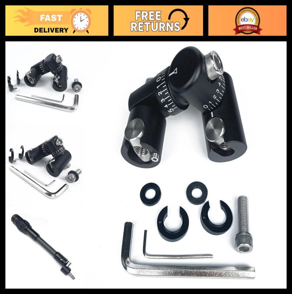Adjustable Carbon Bow Stabilizer with Quick Disconnect V-Bar Mount - Archery Acc