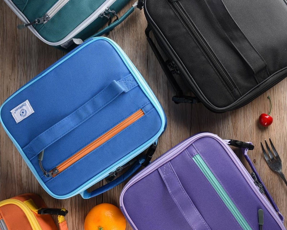 Reusable Soft Lunch Bag Set for Kids & Men - School & Work