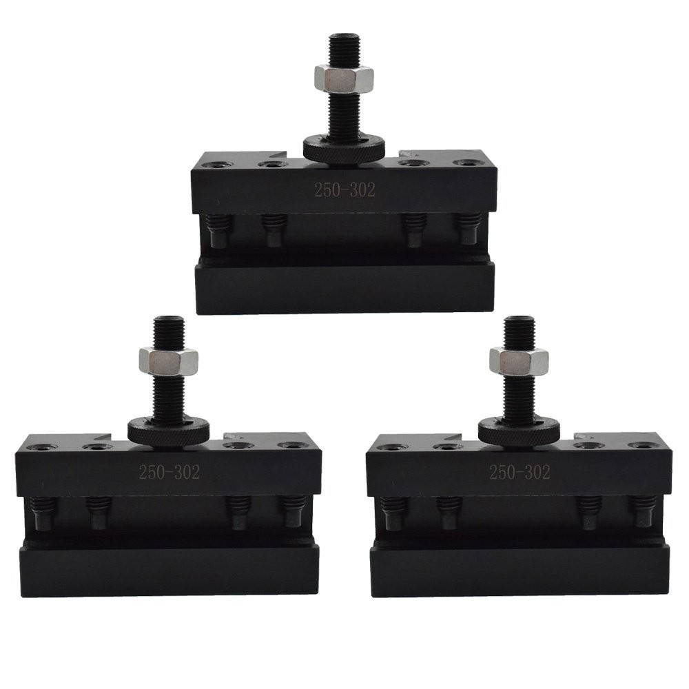 3×CXA #2 250-302 Quick Change Tool Post Boring Turning & Facing Holder For Lathe