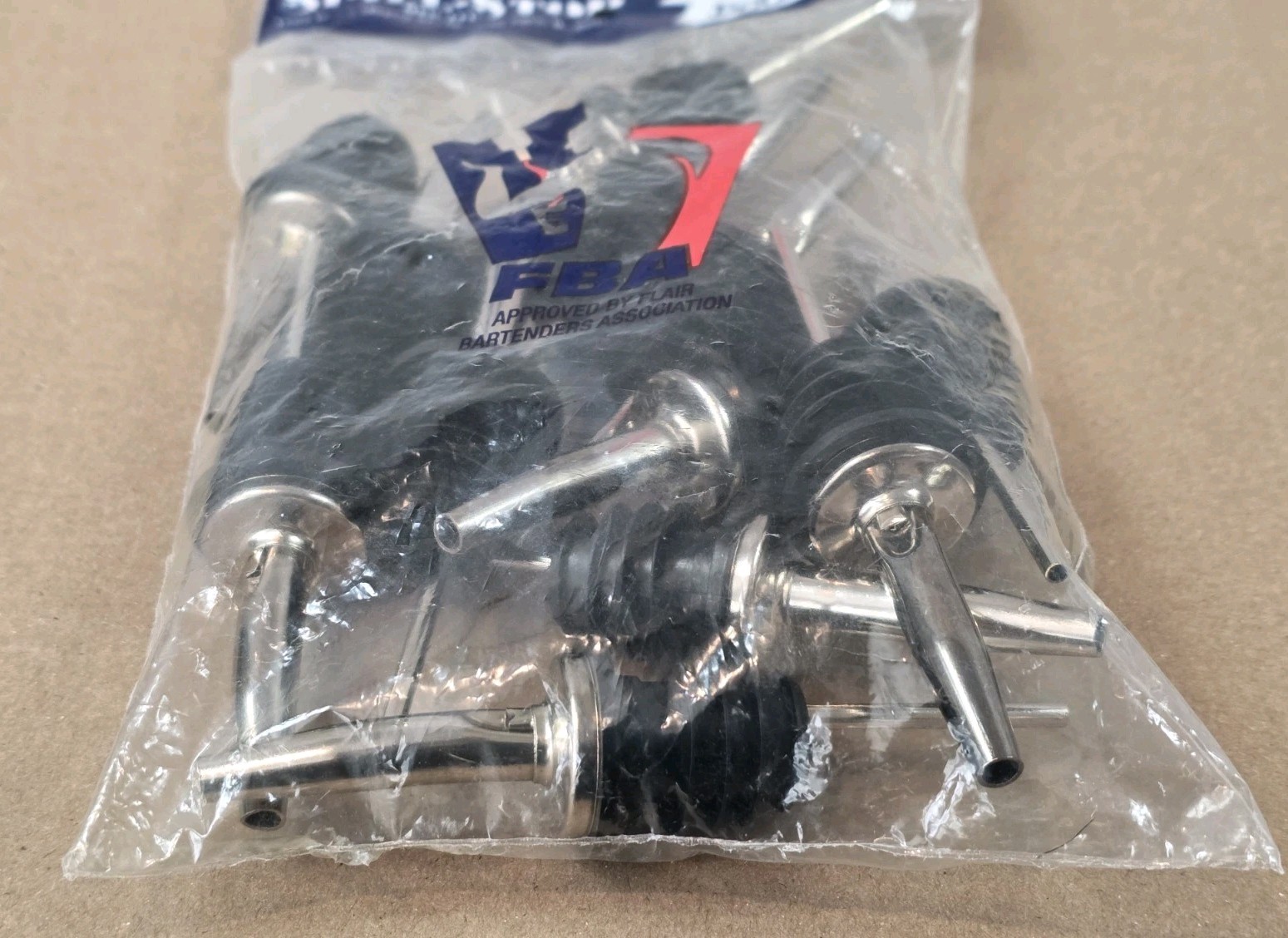 Spill-Stop 285-50 Medium Flow Tapered Liquor Pourer, Chrome - 12 Pack