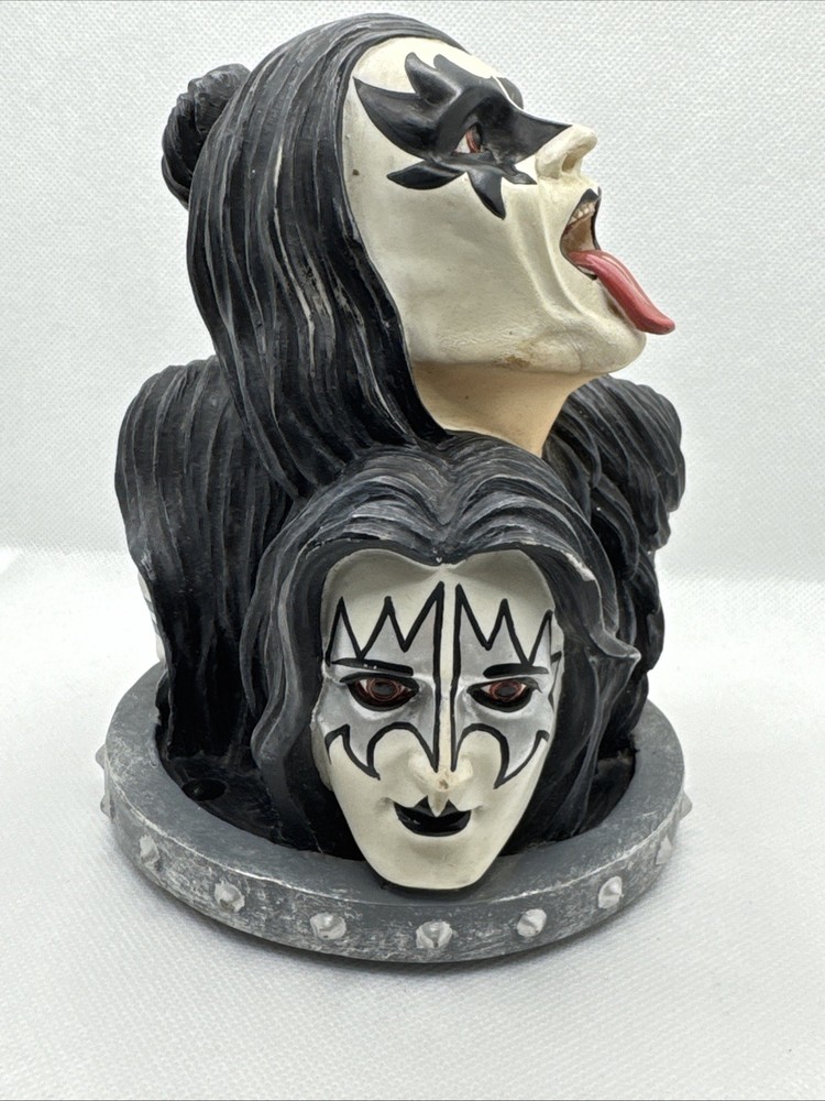 Vintage 2003 KISS Incense Burner Statue - Missing Base