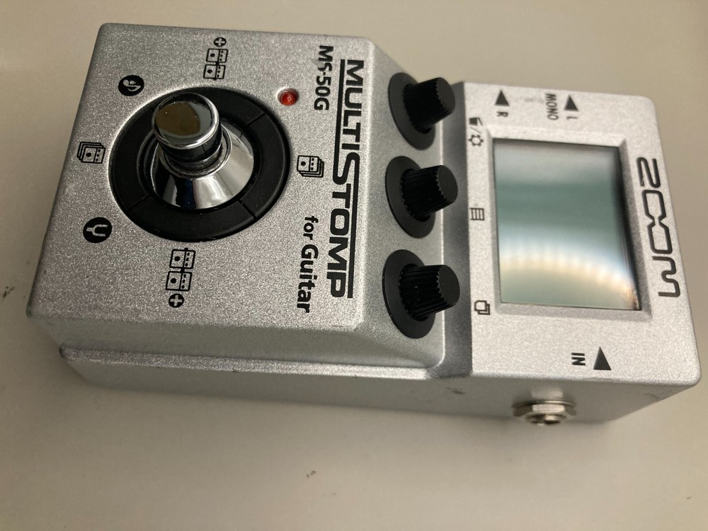 Zoom MS-50G MultiStomp Multi-Effects Guitar Effect Pedal Tested Work from Japan