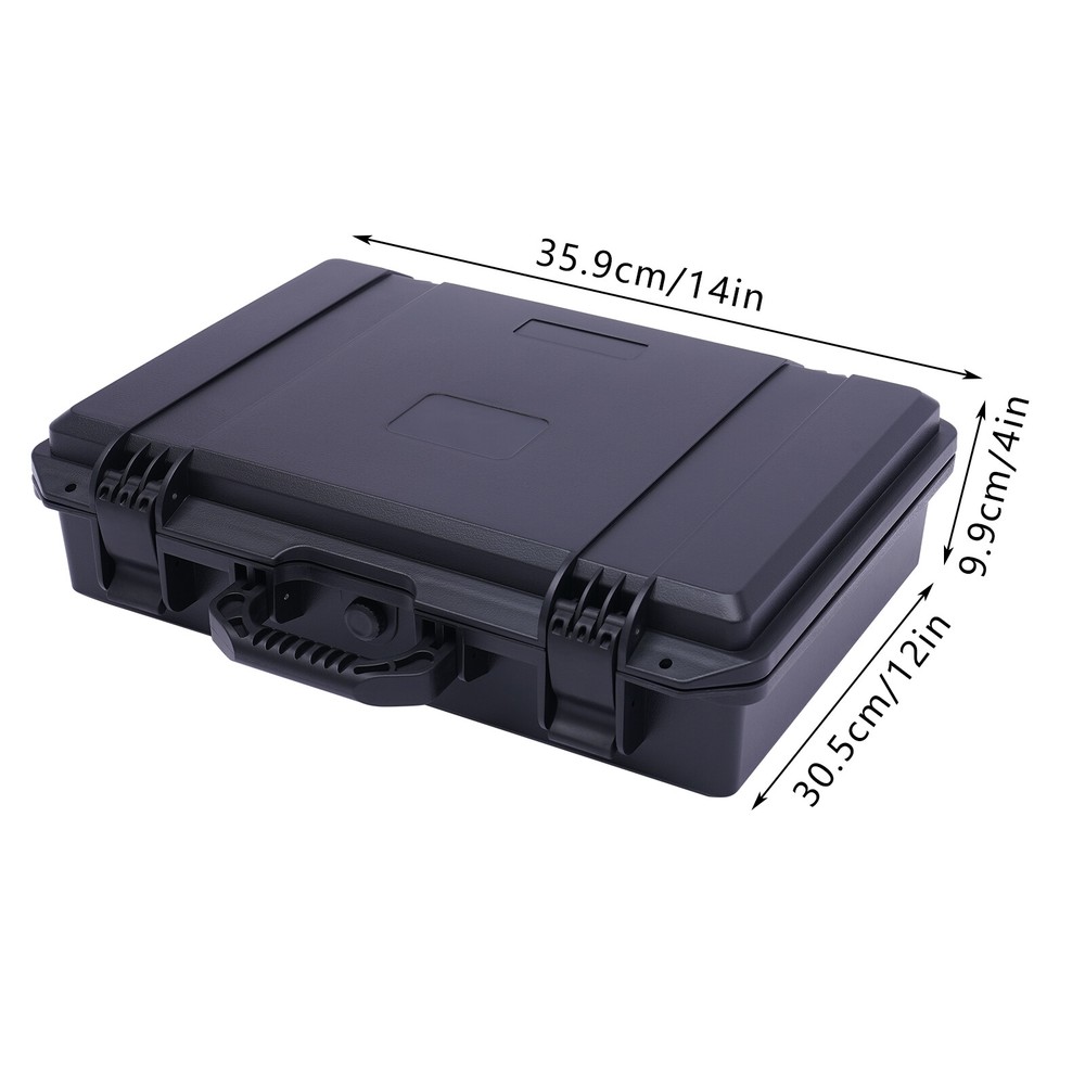15 Slots Watch Storage Box Case Plastic Suitcase Display Storage Case Waterproof