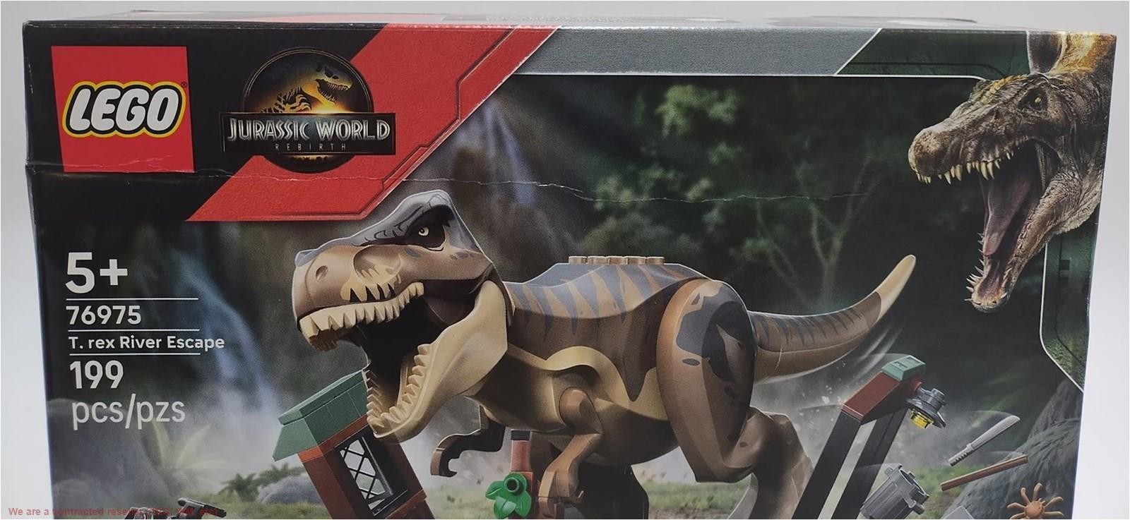 LEGO Jurassic World T Rex River Escape Dinosaur Toy 76975 *SEE DETAILS*