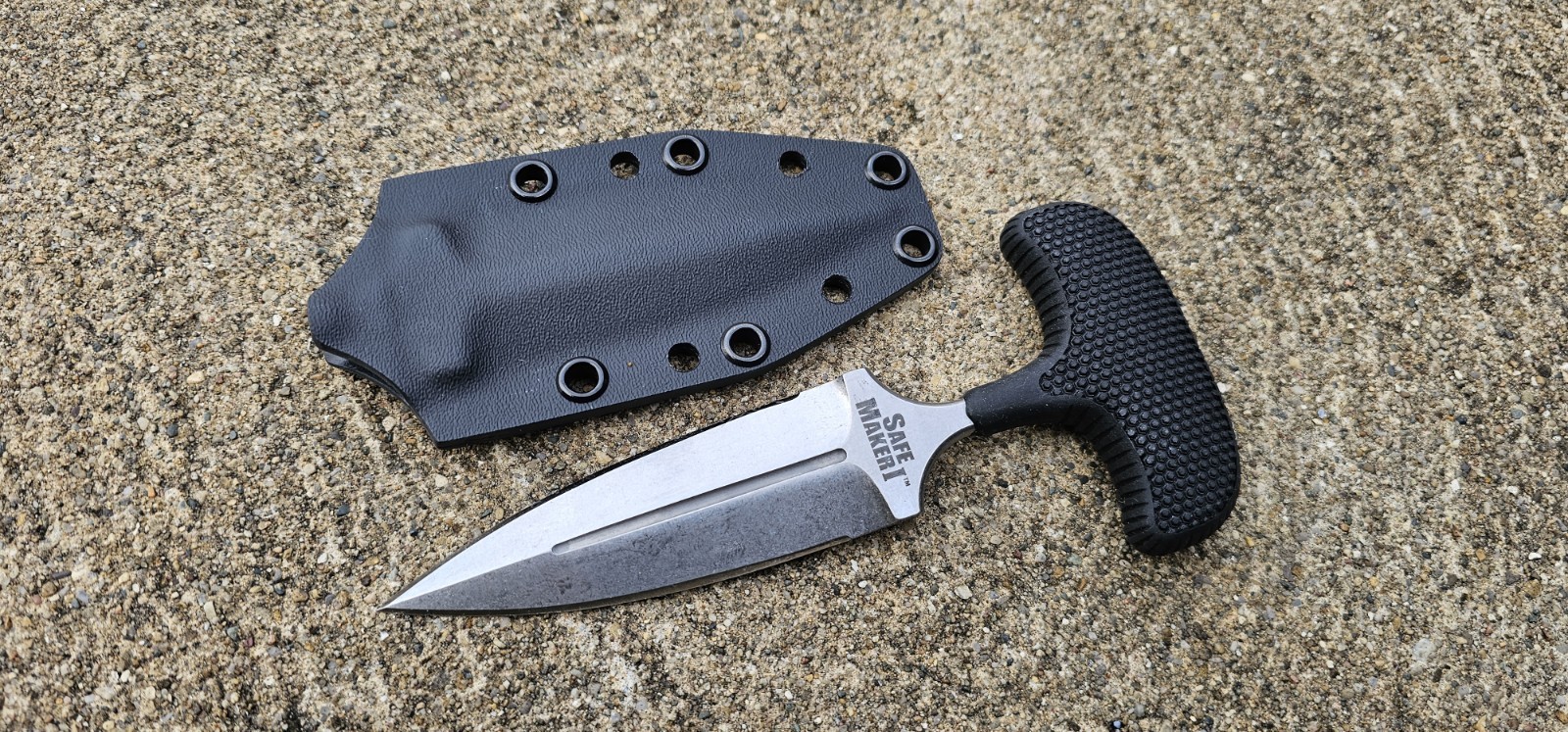 Cold Steel "SAFE MAKER 1" Kydex Sheath Only in Pancake Style (BK)