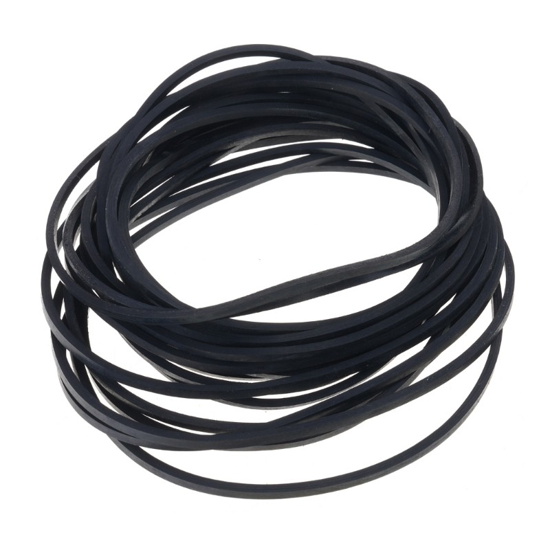 20Pcs Assorted Common Square Rubber Belts 2mm Width for Recorders DVD Drives