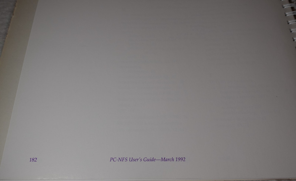 Sun Microsystems PC-NFS 1992 Original User's Guide