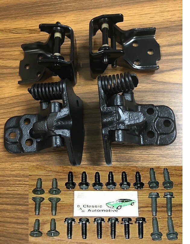 Door Hinge Set 28pc w/bolts 66-67 Chevelle Camaro GTO Cutlass Skylark hinges