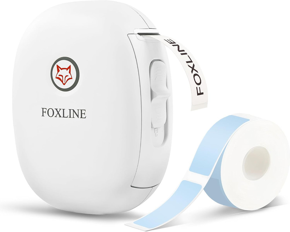 F10 Label Maker Machine Bluetooth Portable Thermal Mini Printer White