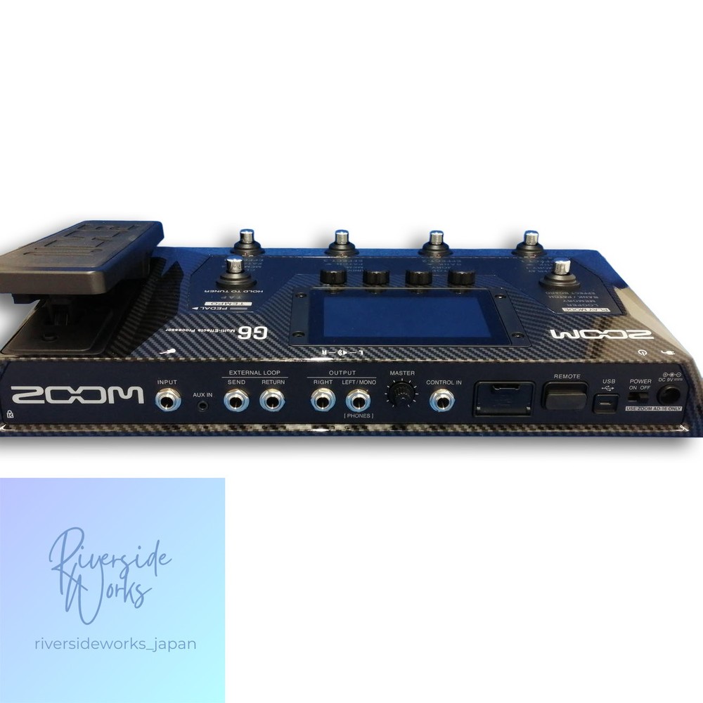ZOOM G6 Multi-Effects Processor Guitar Pedal