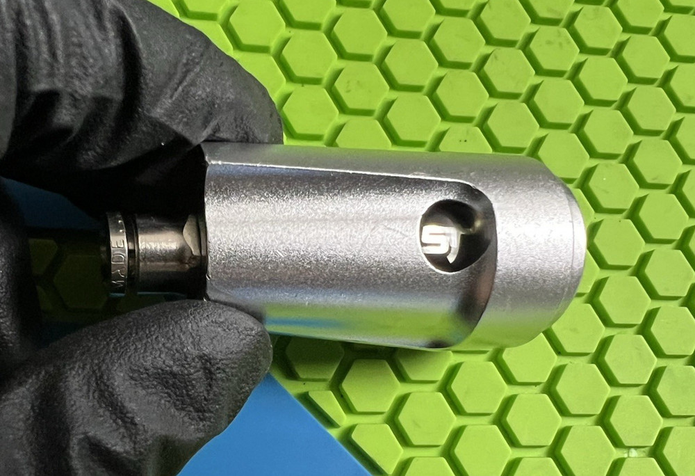 SHOCKTECH DOVETAIL MOUNT ASA + STRAIGHT MACRO FITTING- SILVER - PAINTBALL