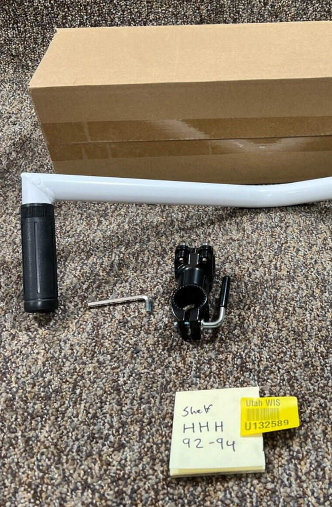 P Polerden Weed Eater Extension Handle White / Clamp For String Trimmer