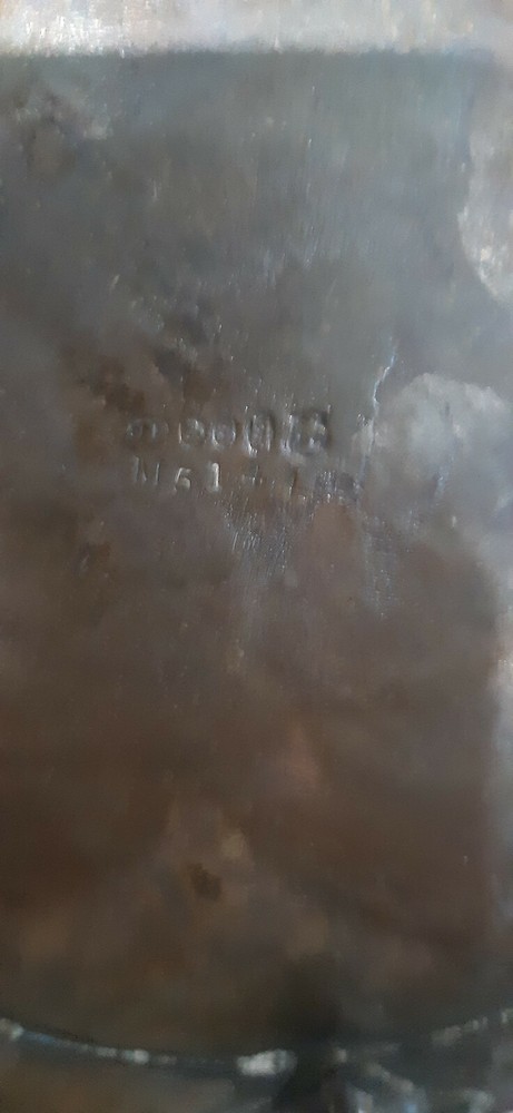 James Deakin silver plated jar.